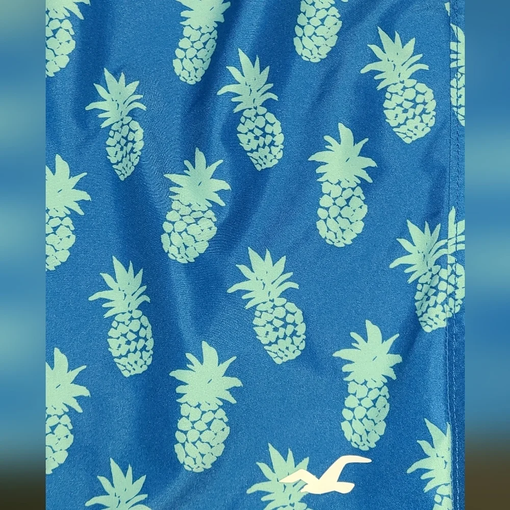 Hollister large swim trunks 🍍pineapples‎ LARGE